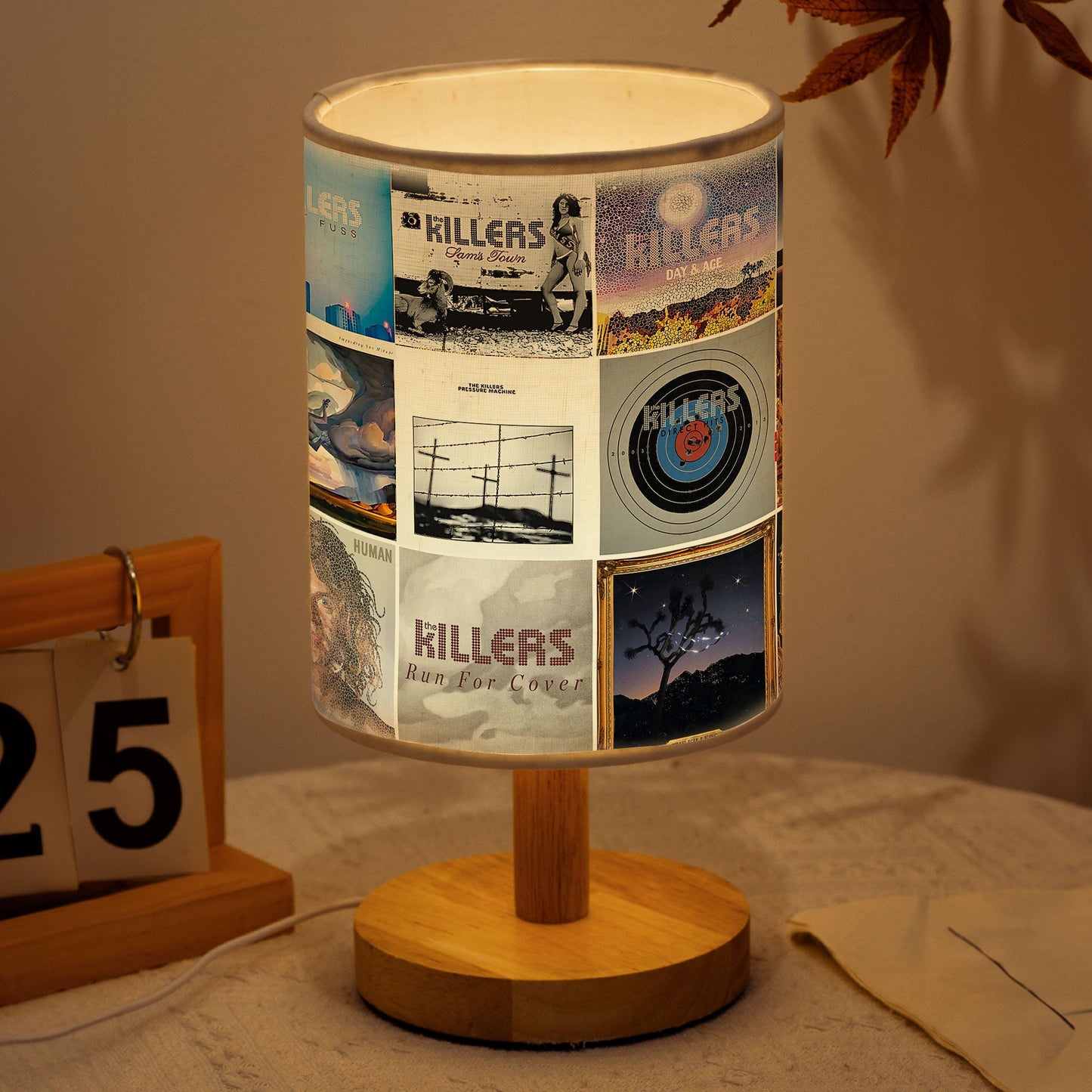 The Killers Album Art Fabric Lamp – Indie Rock Glow