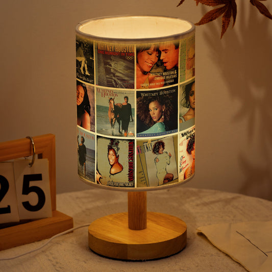 Whitney Houston Album Cover Lamp – Retro Music Legend Table Light