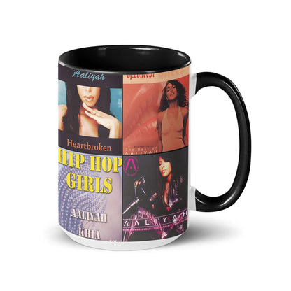 Aaliyah Accent Mug – R&B Icon Album Cover Collage Gift
