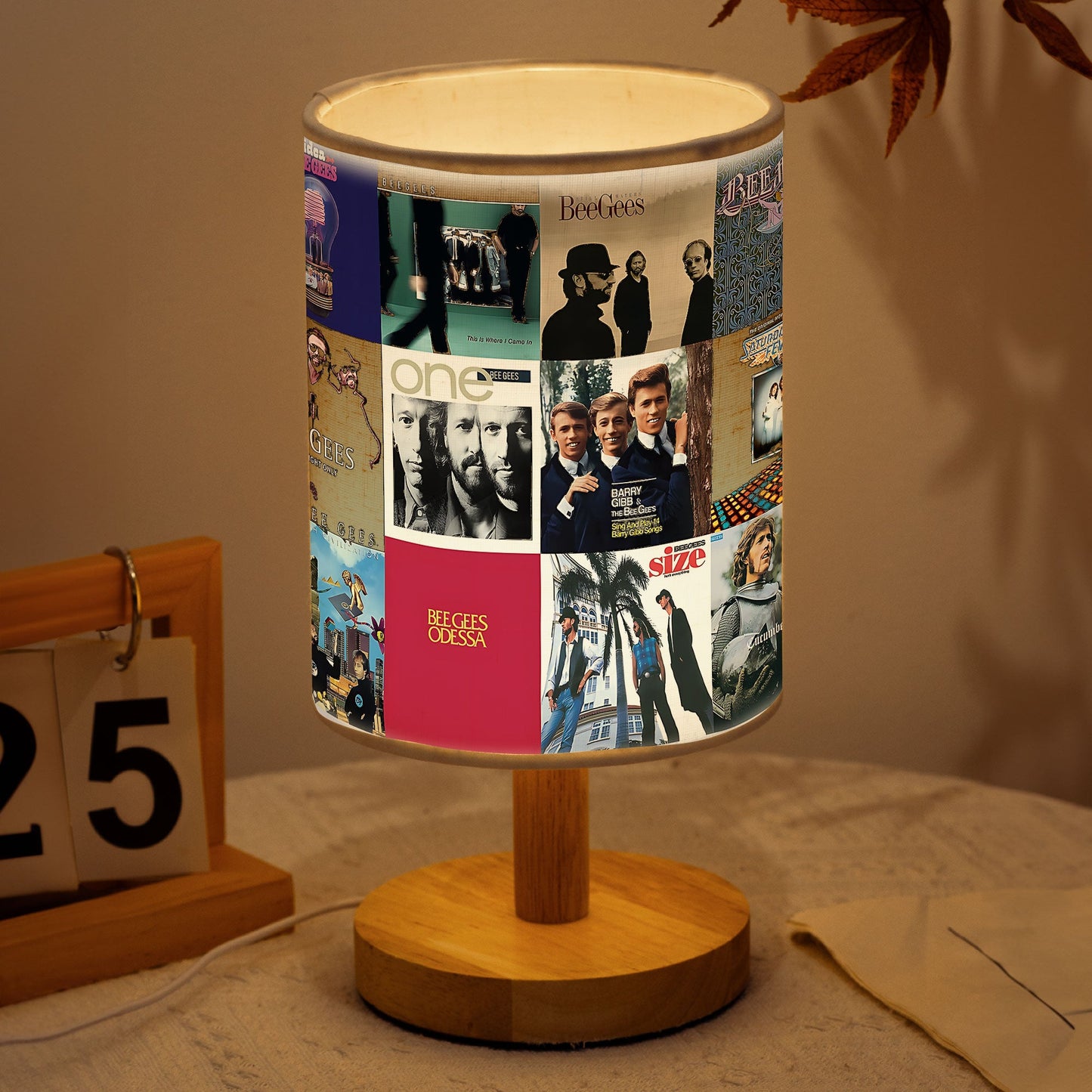 Bee Gees Fabric Lamp – Stayin’ Alive Glow