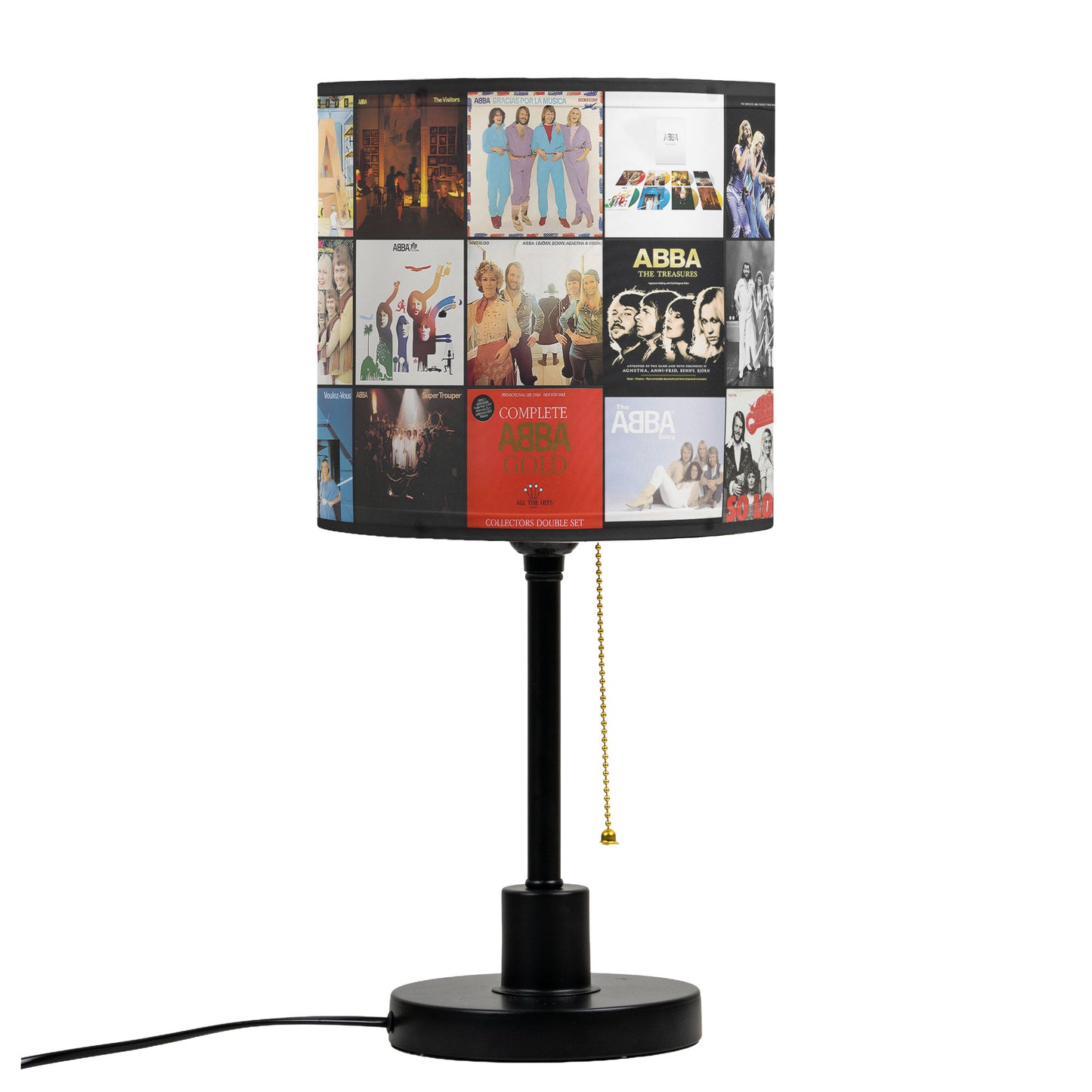 ABBA Table Lamp – Cylinder & Pyramid Design Music Decor