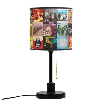 Blondie Table Lamp – Retro New Wave Album Cover Collage Decor