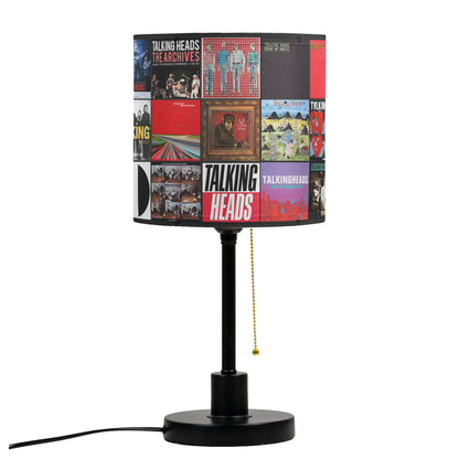 Talking Heads Table Lamp – Cylinder & Pyramid Design Music Decor