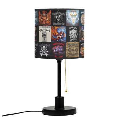 Motörhead Table Lamp – Cylinder & Pyramid Design Heavy Metal Decor