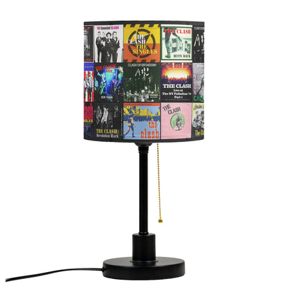 The Clash Table Lamp – Cylinder & Pyramid Design Music Decor