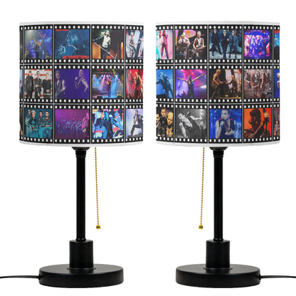 Depeche Mode Table Lamp – Live Concert Filmstrip Collage Synth Pop Fan Decor