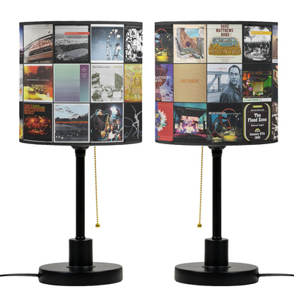 Dave Matthews Band Table Lamp – Cylinder & Pyramid Design Music Decor