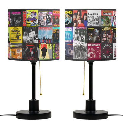 Ramones Table Lamp – Cylinder & Pyramid Design Music Decor