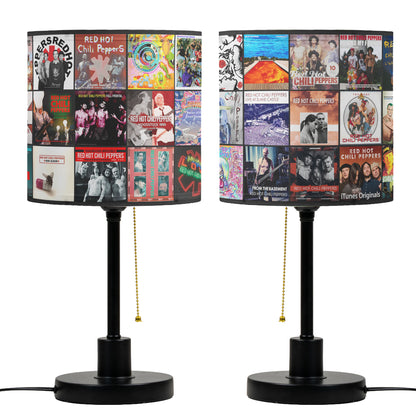Michael Jackson Table Lamp – Iconic Album Cover Collage Pop Legend Decor