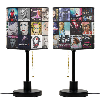 Madonna Table Lamp – Classic Album Cover Collage Pop Icon Fan Decor