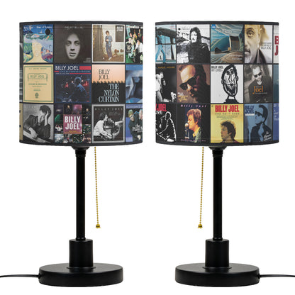 Billy Joel Table Lamp – Cylinder & Pyramid Design Music Decor