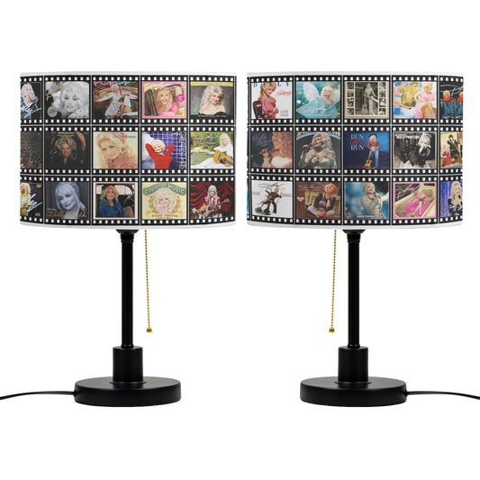 Dolly Parton Table Lamp – Vintage Album Filmstrip Country Music Fan Decor