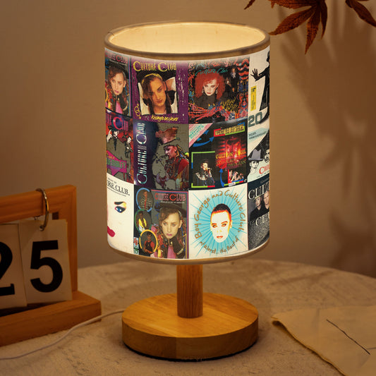 Culture Club Albums Fabric Lamp – Retro 80s Pop Icon Table Light