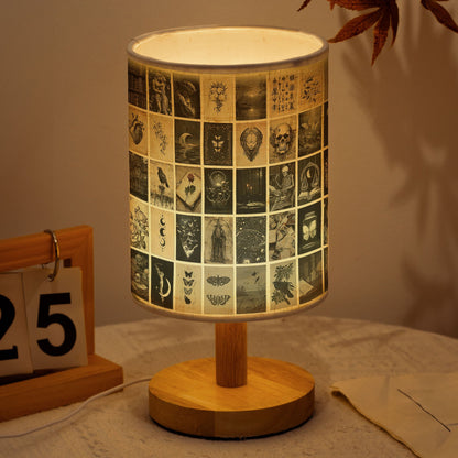 Mystic Shadows – Gothic Art Fabric Lamp