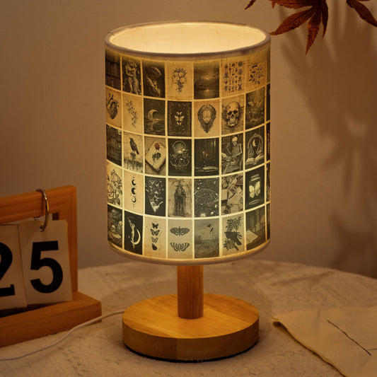 Mystic Shadows – Gothic Art Fabric Lamp