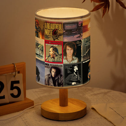 Neil Diamond Albums Fabric Lamp – A Beautiful Noise for the Soul