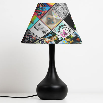Blink-182 Table Lamp – Cylinder & Pyramid Design Music Decor
