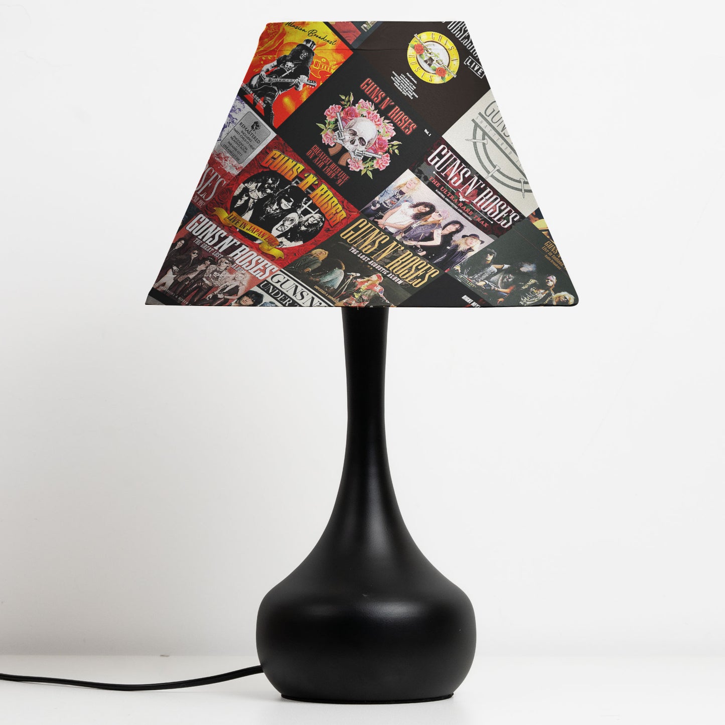 Guns N' Roses Table Lamp – Classic Album Cover Collage Rock Fan Decor