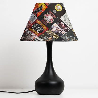 Guns N' Roses Table Lamp – Classic Album Cover Collage Rock Fan Decor