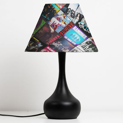 Ramones Table Lamp – Cylinder & Pyramid Design Music Decor