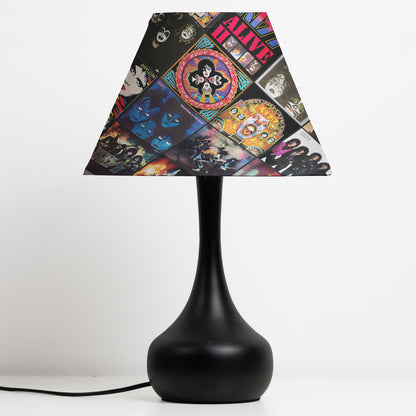 KISS Table Lamp – Classic Album Cover Collage Rock Band Fan Decor