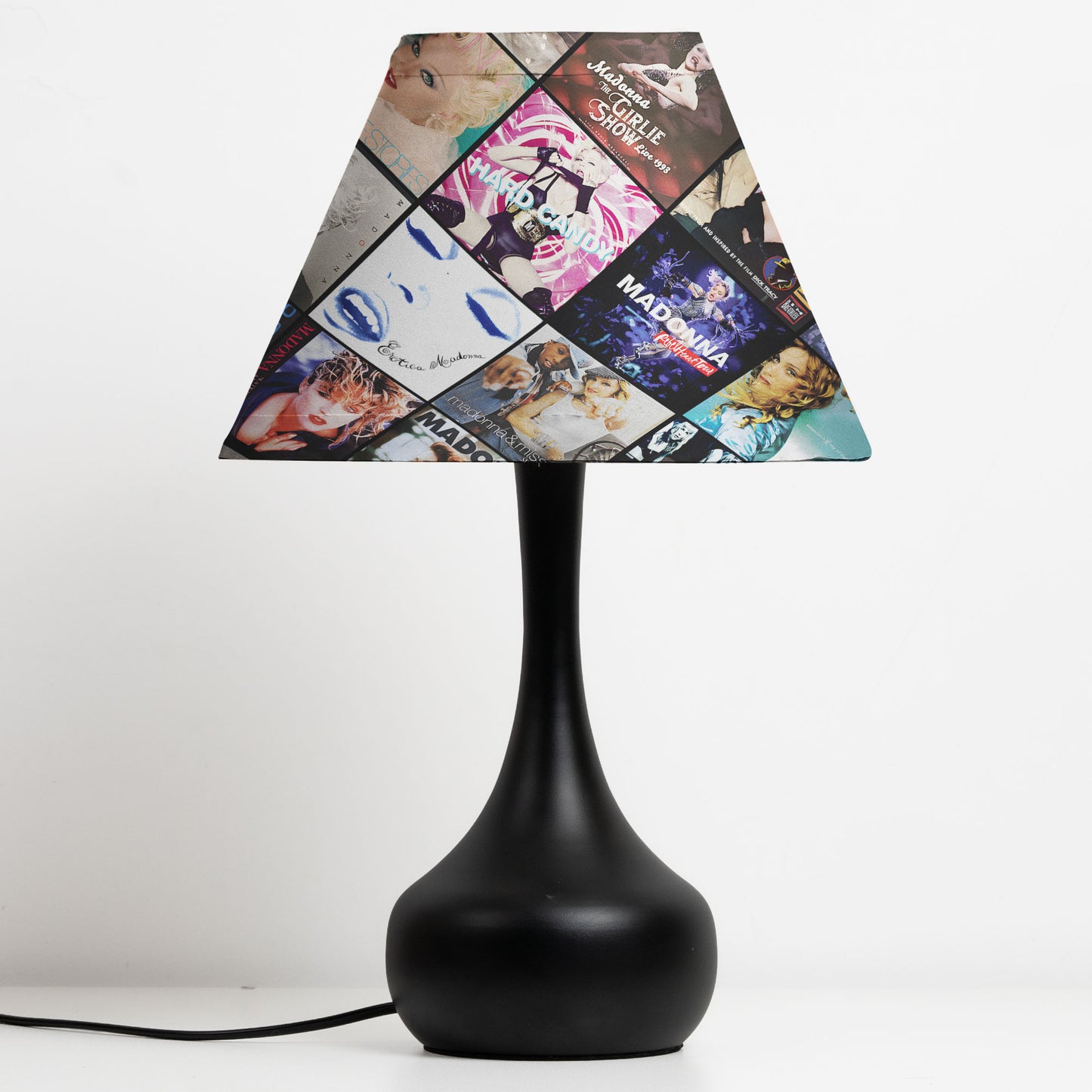 Madonna Table Lamp – Classic Album Cover Collage Pop Icon Fan Decor