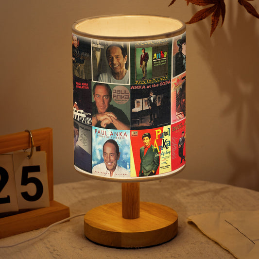 ??? Paul Anka Album Art Lamp – Golden Era Romance & Classic Charm