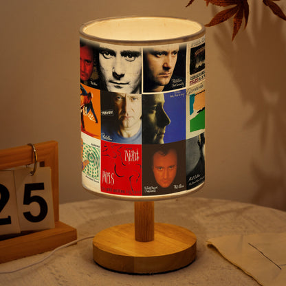 Phil Collins Album Art Fabric Lamp – Timeless Glow for Music Lovers