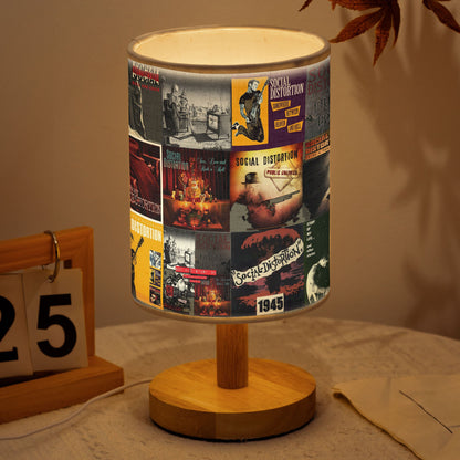Punk Spirit Glow – Social Distortion Albums Fabric Lamp