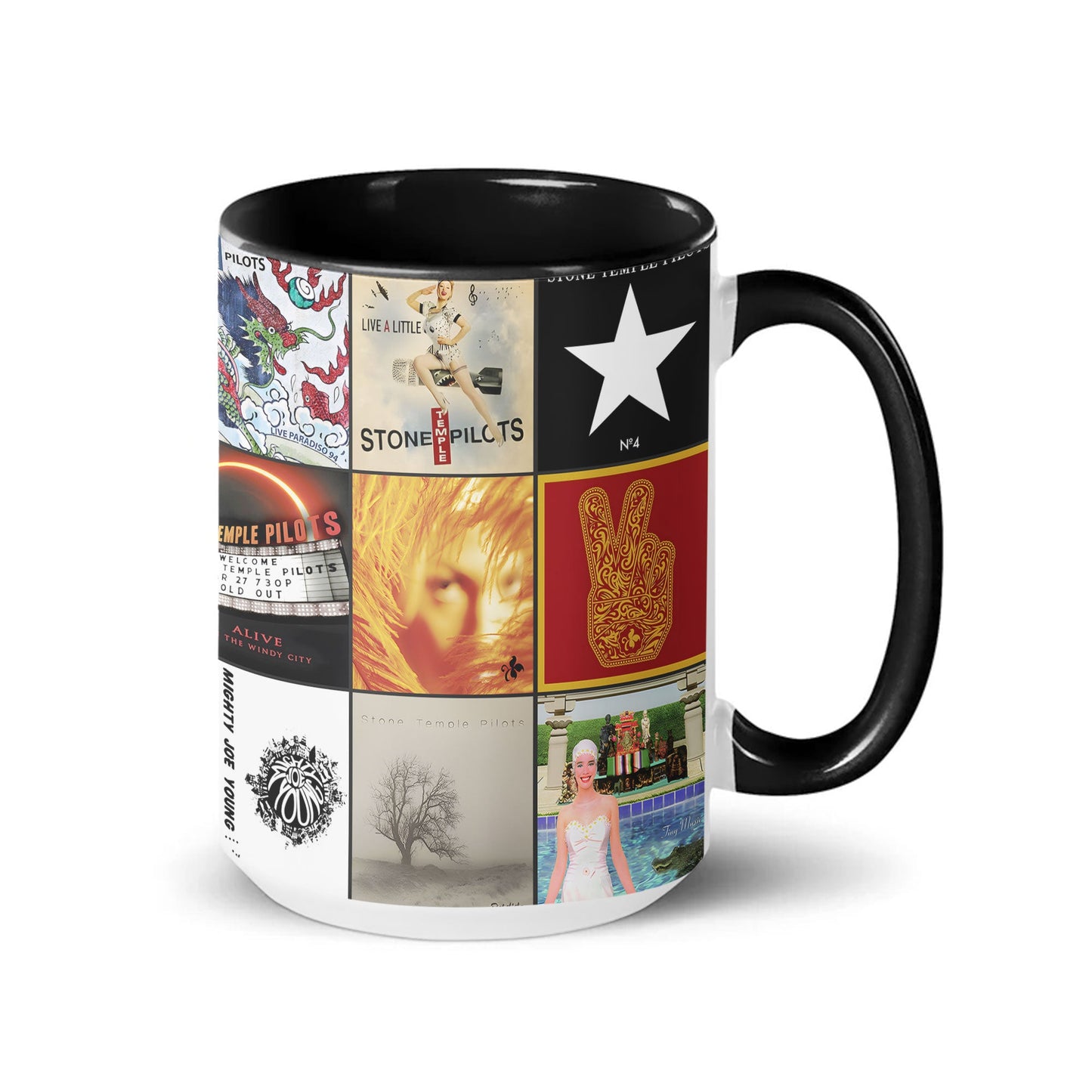 Stone Temple Pilots Accent Mug – Classic Album Cover Collage Gift