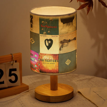 Foo Fighters Fabric Lamp – Rock Album Cover Table Light