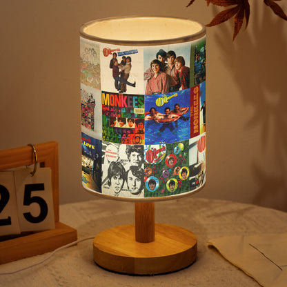 The Monkees Albums Lamp – 60s Pop Rock Nostalgia Table Light
