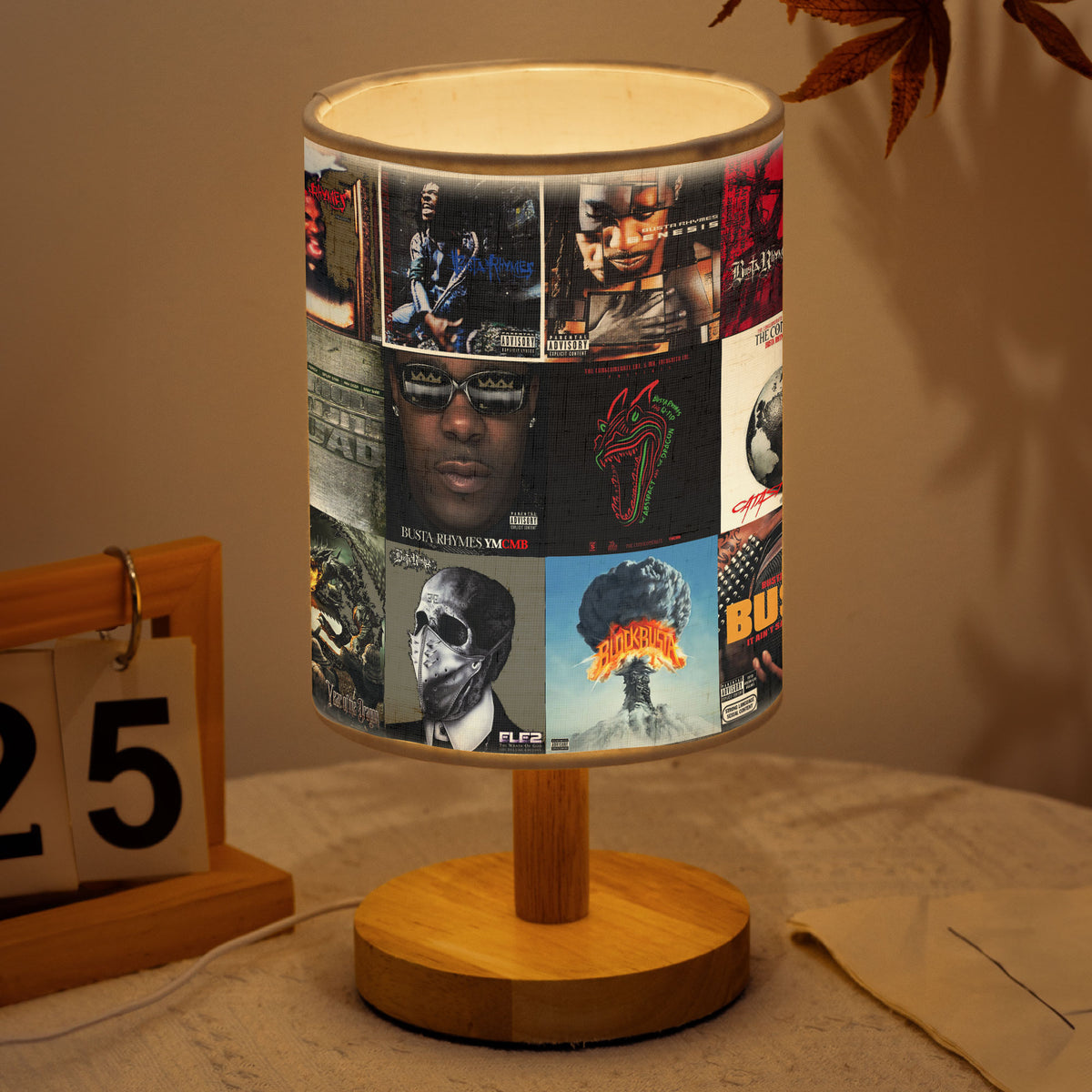 Busta Rhymes Album Cover Lamp – Classic Hip-Hop Legacy Table Light