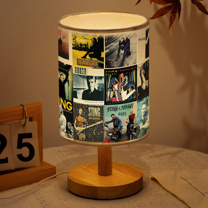 Sting Albums Fabric Lamp – Bring On the Night