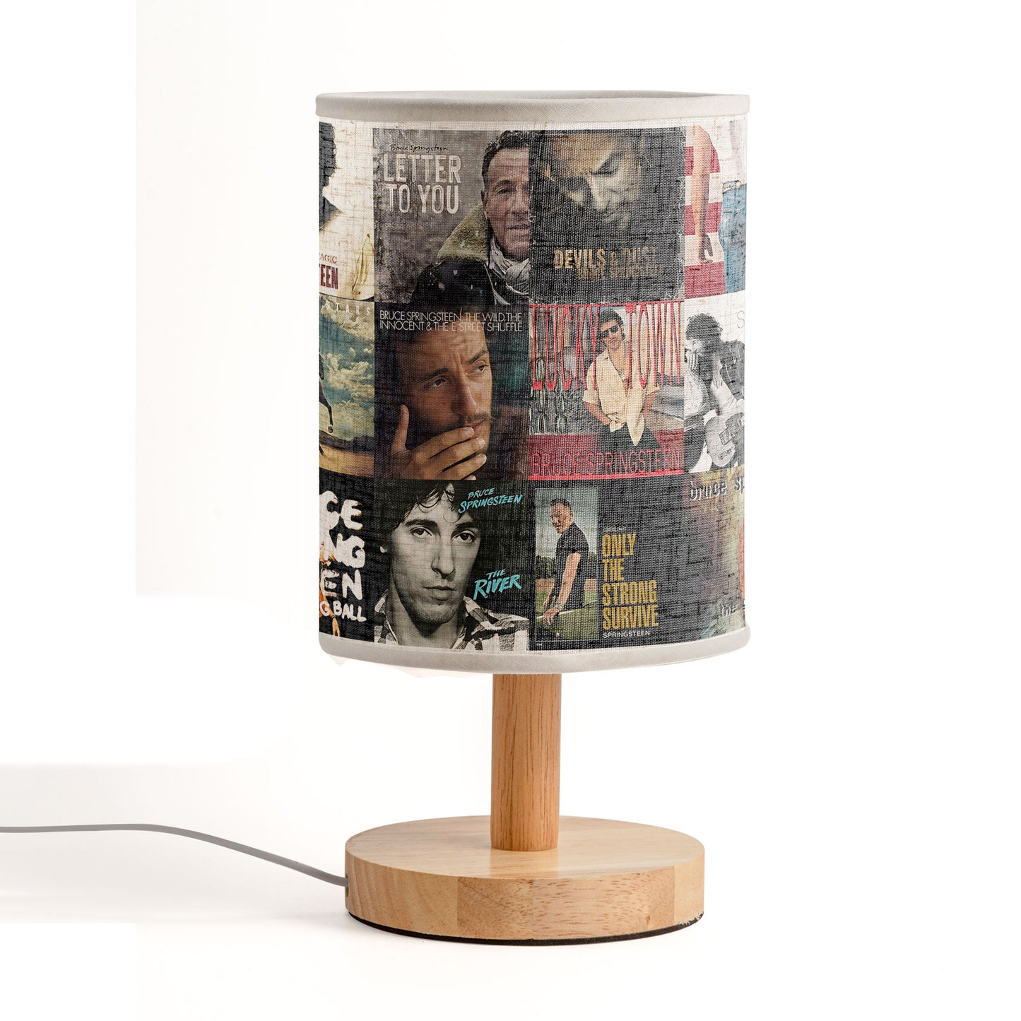 Bruce Springsteen Album Cover Table Lamp – Rock Legend Edition