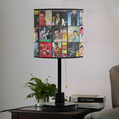Elvis Presley Table Lamp – Cylinder & Pyramid Design Music Decor