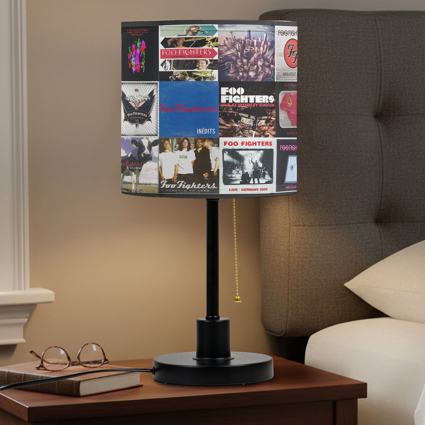 Cher Table Lamp – Cylinder & Pyramid Design Music Decor