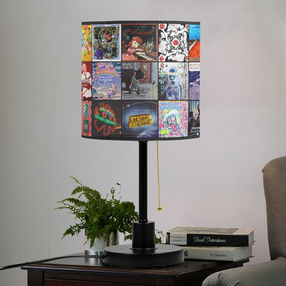 Michael Jackson Table Lamp – Iconic Album Cover Collage Pop Legend Decor