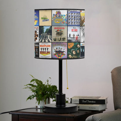 The Beatles Table Lamp – Cylinder & Pyramid Design Music Decor