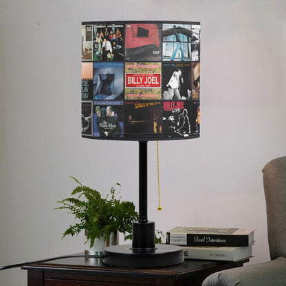 Billy Joel Table Lamp – Cylinder & Pyramid Design Music Decor