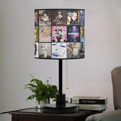 Madonna Table Lamp – Classic Album Cover Collage Pop Icon Fan Decor