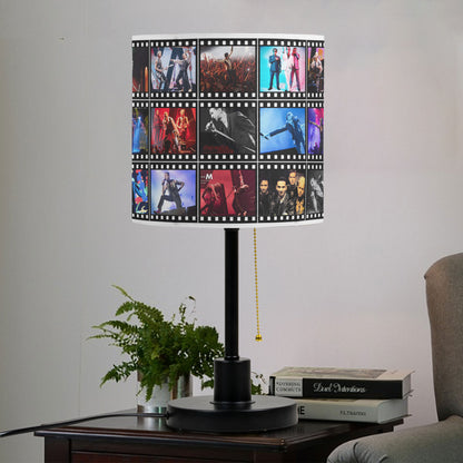 Depeche Mode Table Lamp – Live Concert Filmstrip Collage Synth Pop Fan Decor