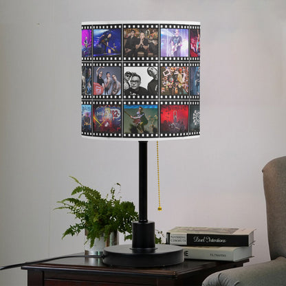 Blink-182 Table Lamp – Live Concert Filmstrip Collage Pop Punk Fan Decor