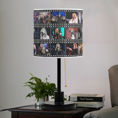 Stevie Nicks Table Lamp – Live Concert Filmstrip Collage Rock Legend Fan Decor
