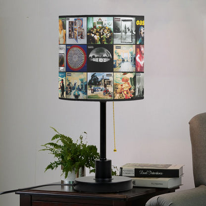 Oasis Table Lamp – Classic Album Cover Collage Britpop Fan Decor