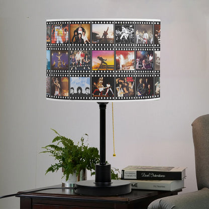 Queen Table Lamp – Legendary Concert Filmstrip Collage Classic Rock Fan Decor