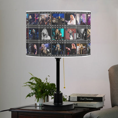 Stevie Nicks Table Lamp – Live Concert Filmstrip Collage Rock Legend Fan Decor