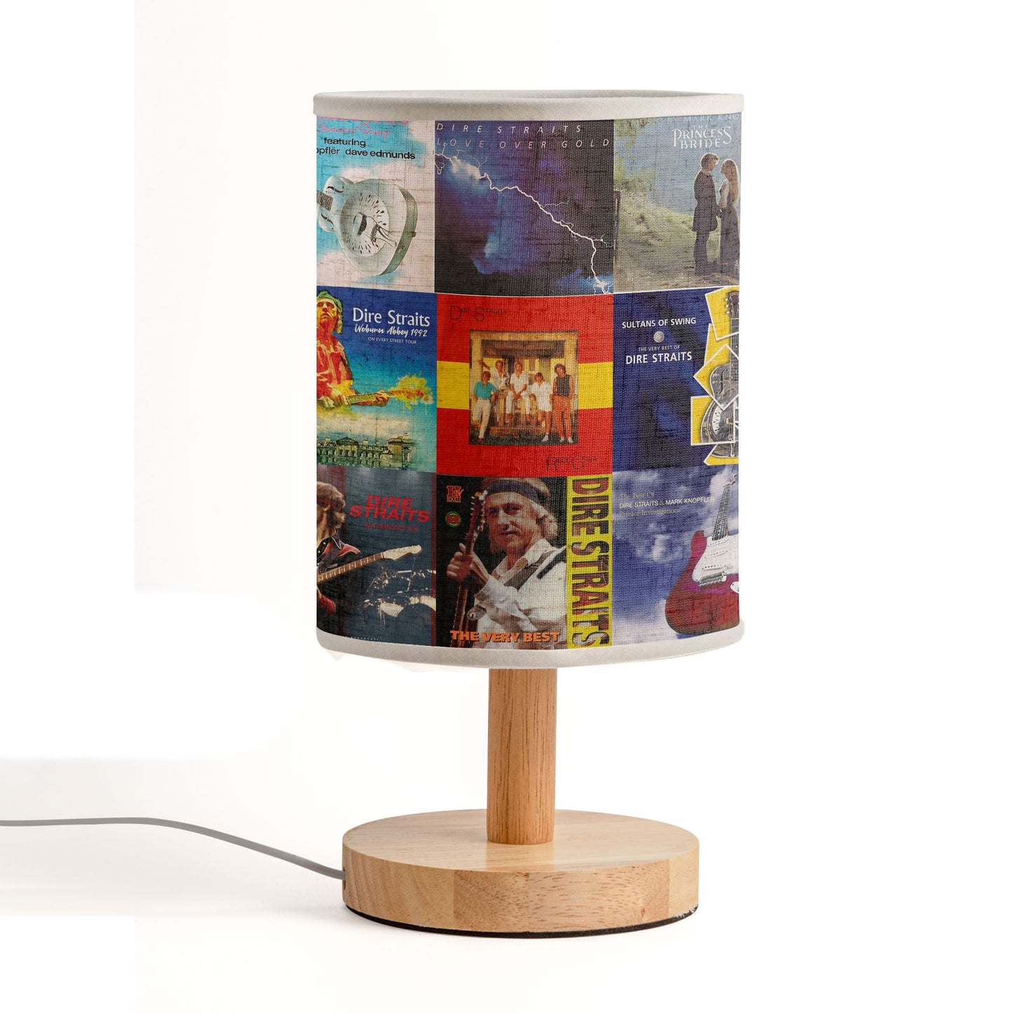 Dire Straits Album Fabric Lamp – A Classic Rock Glow