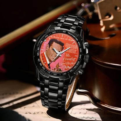 George Jones Albums Collection Watch - Multiple Classic Album Designs Available