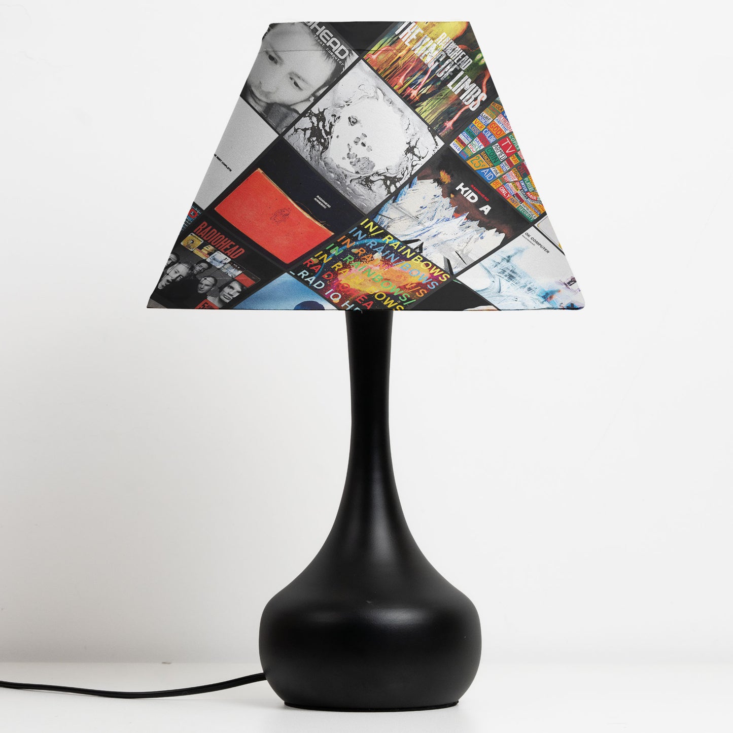Radiohead Table Lamp – Cylinder & Pyramid Design Music Decor